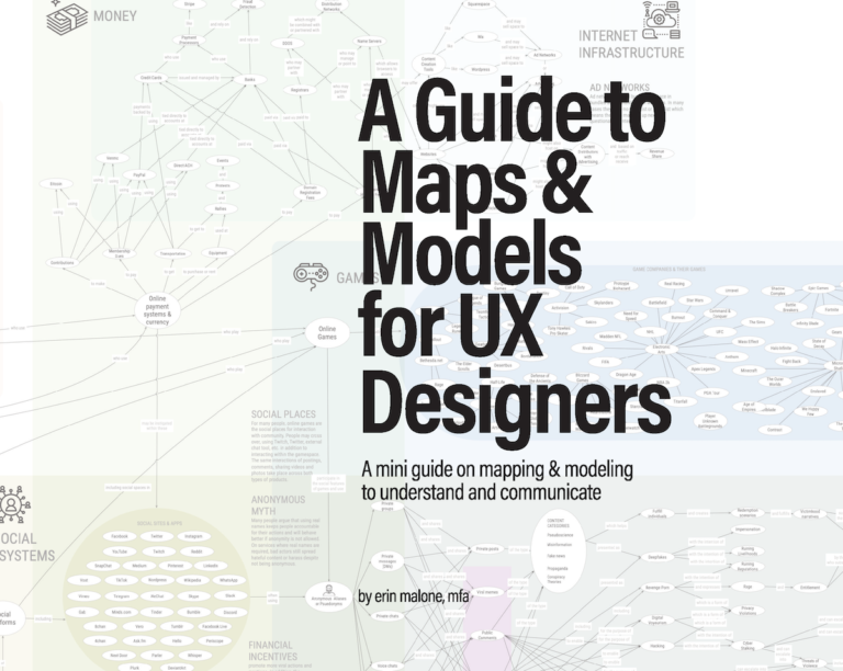 A Guide to Maps & Models for UX Designers